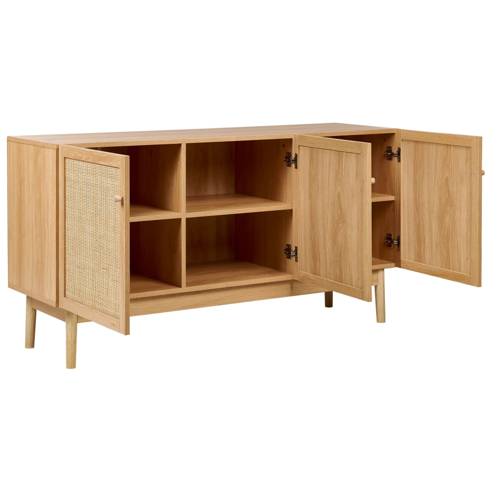 Buffet NIVO portes ouvertes sur son intérieur