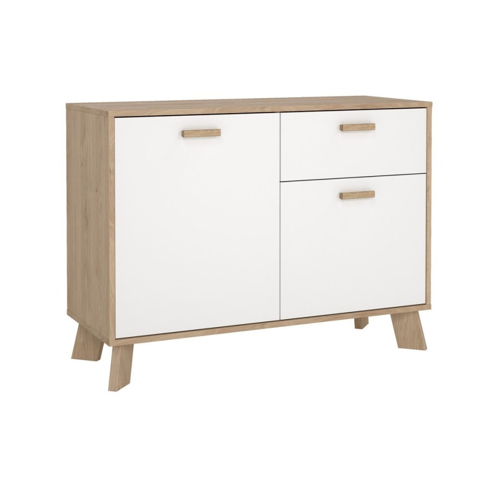 Buffet STORM portes ouvertes sur les tablettes réglables