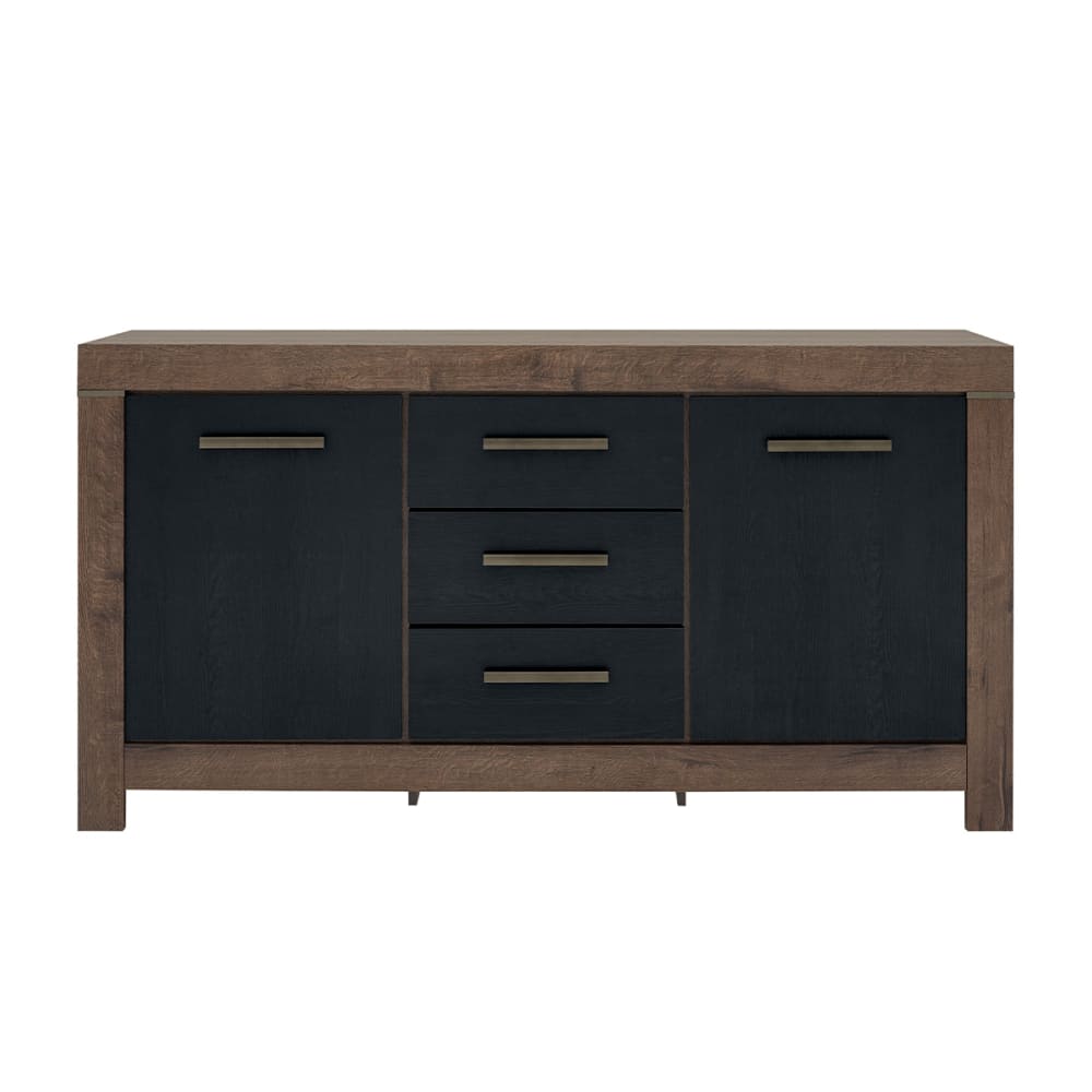 Buffet ADAM tiroirs et portes ouverts