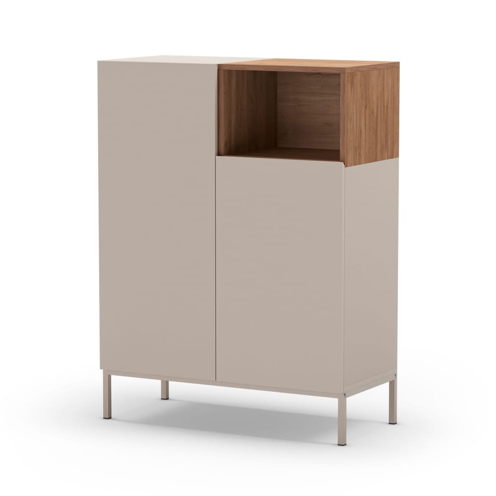 Buffet QUENOR portes ouvertes sur ses six niches