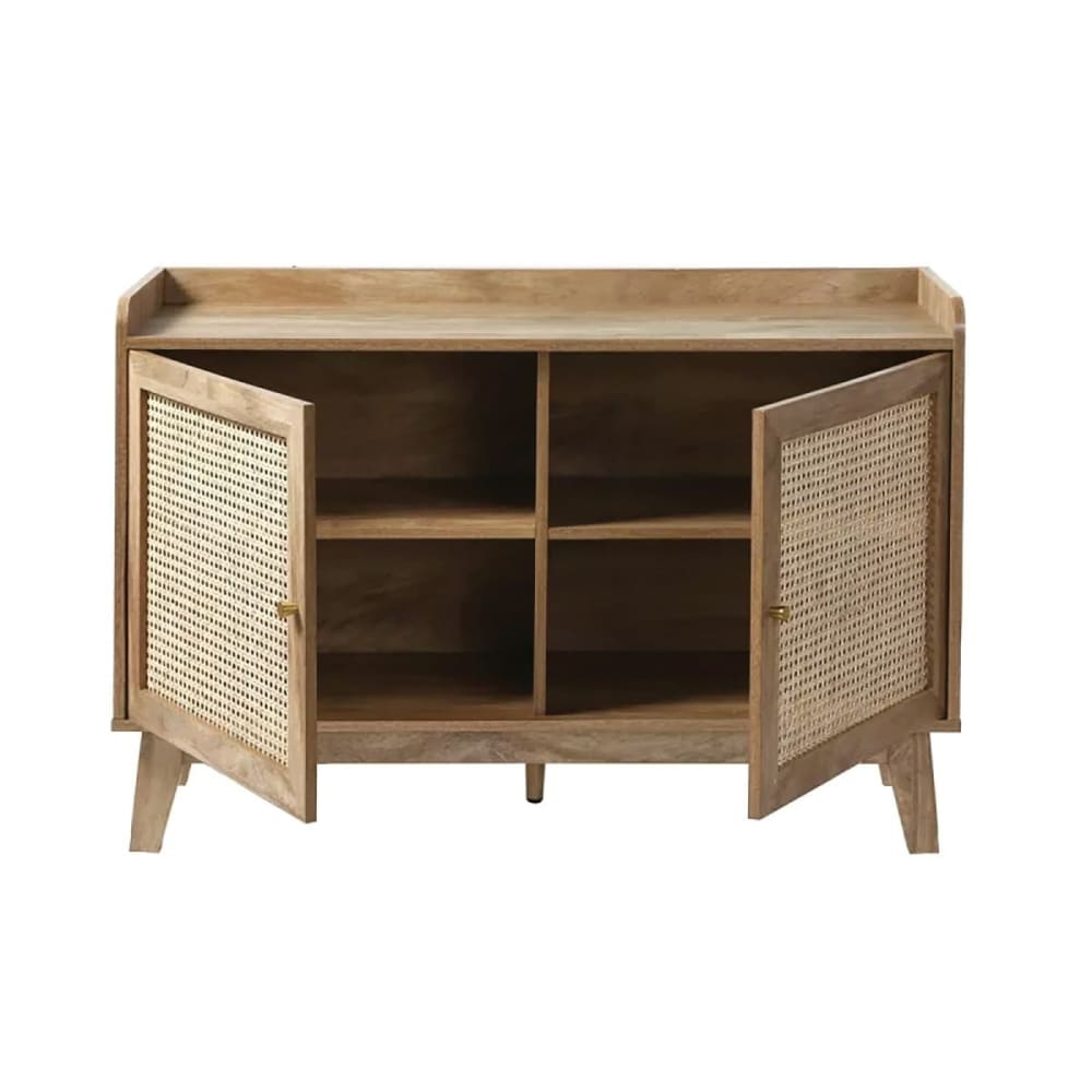 Buffet PALMO portes ouvertes sur les tablettes