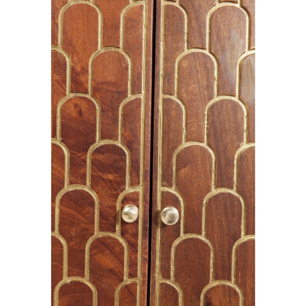 Buffet MUSKAT portes ouvertes sur le rangement