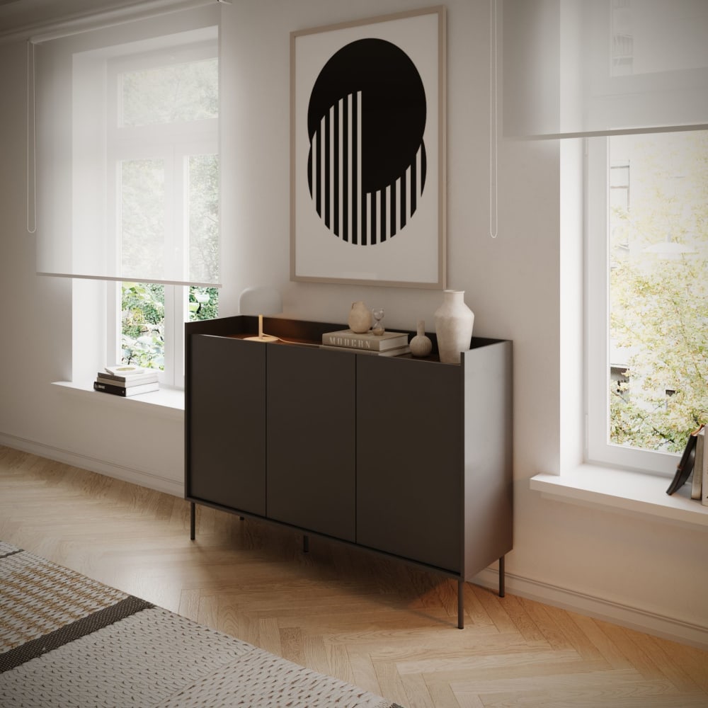 Buffet TOVI portes ouvertes sur les compartiments