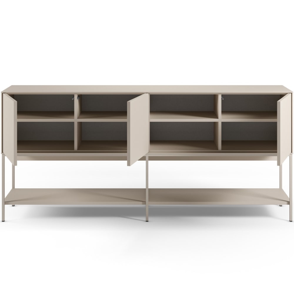 Buffet ZARA portes ouvertes sur ses volumes