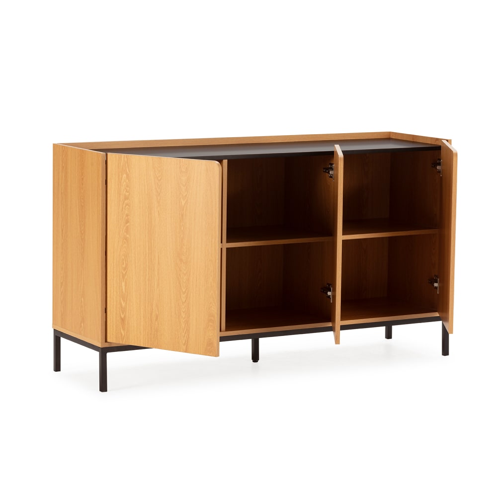 Buffet CURVA portes ouvertes sur ses volumes