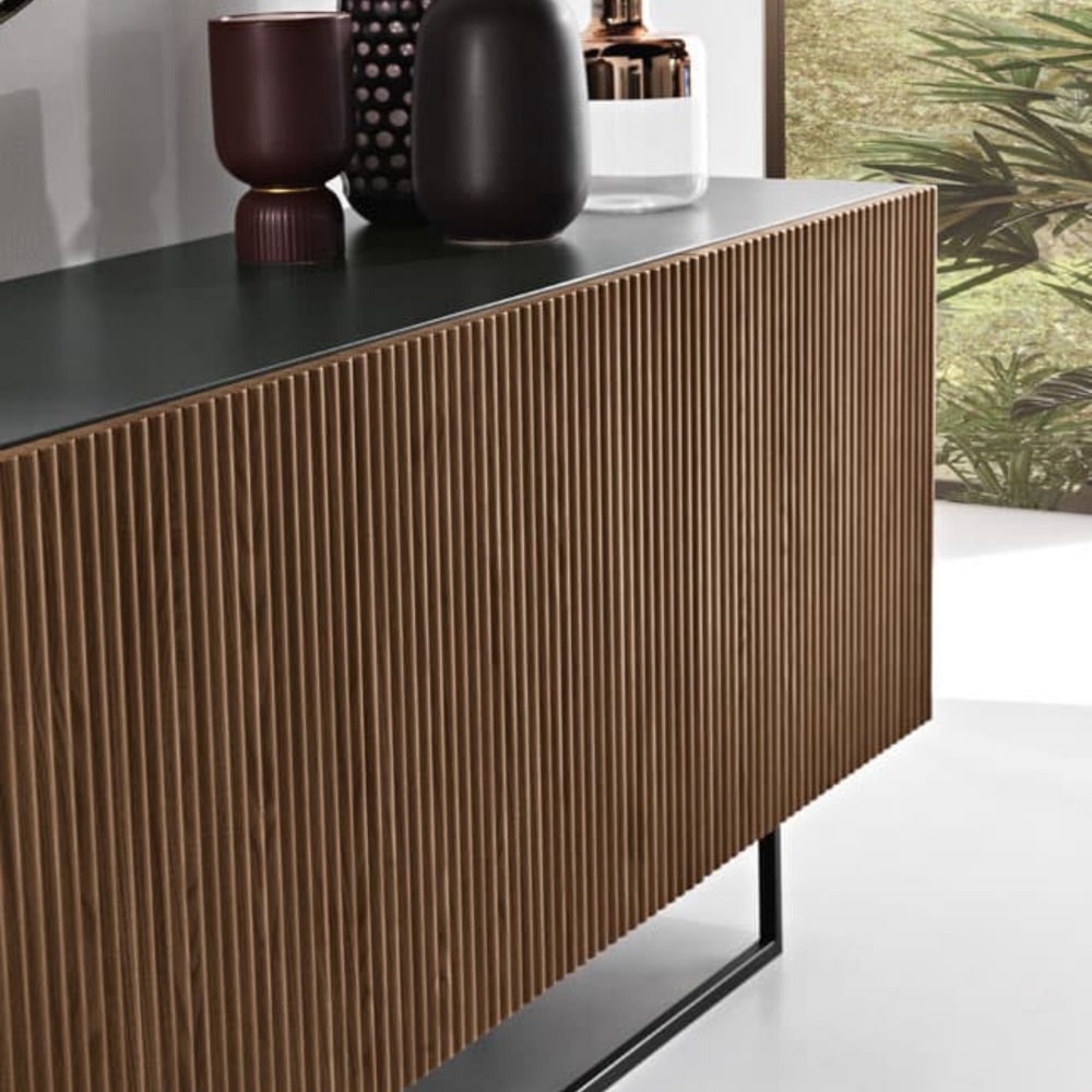 Buffet RONDA portes ouvertes sur ses trois volumes
