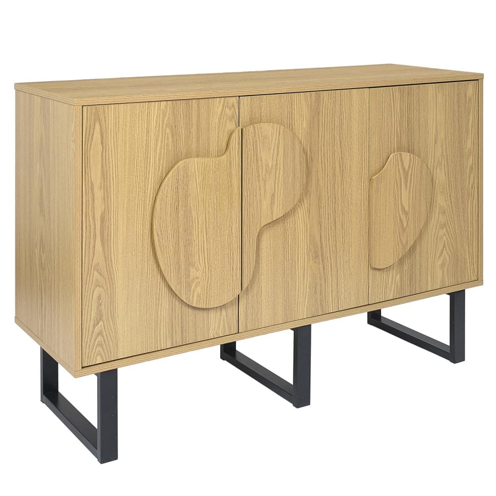 Buffet CALYPSO portes ouvertes sur les tablettes