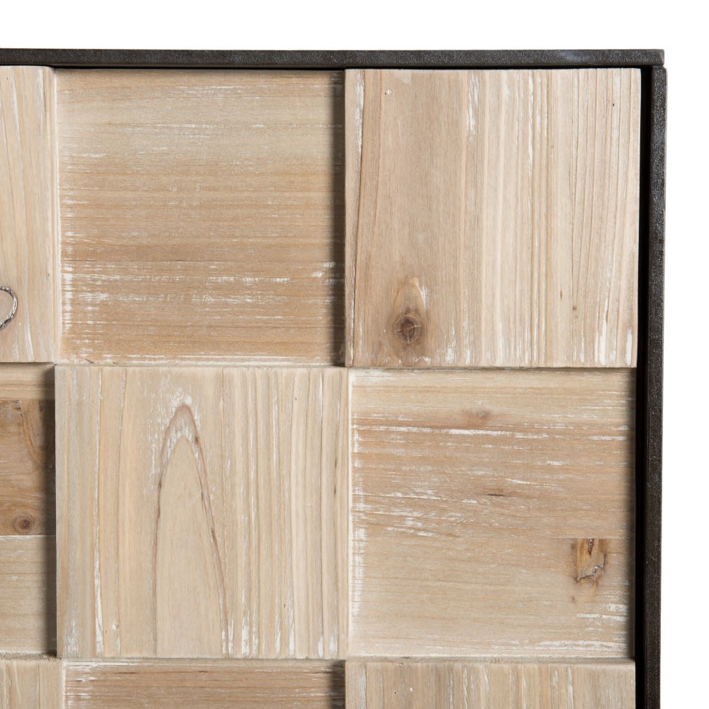 Buffet CLEMENCE portes ouvertes sur les compartiments