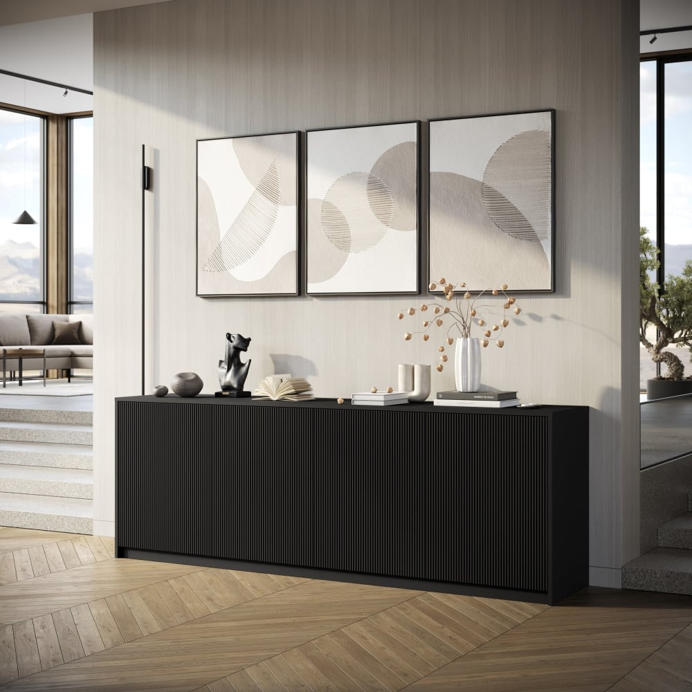 Buffet BUDAPEST portes ouvertes sur ses volumes intérieurs