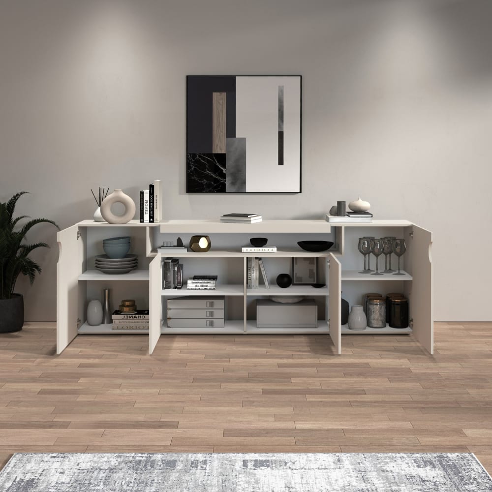 Buffet REAL portes ouvertes sur ses volumes