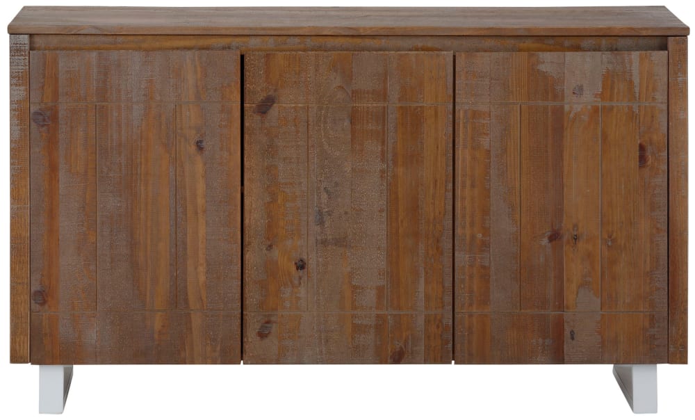 Détail de la façade patinée du buffet LAGOS