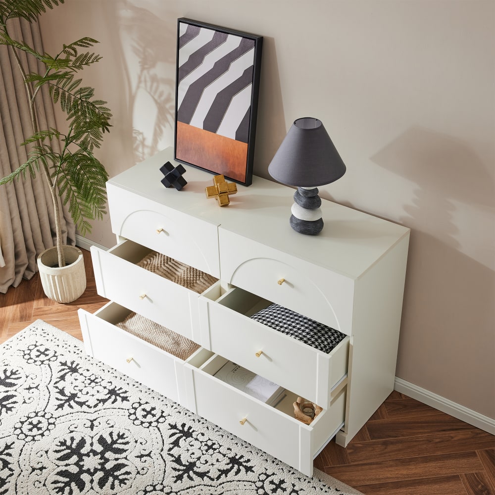 Buffet URBAN MEUBLE tiroirs ouverts sur toute la largeur