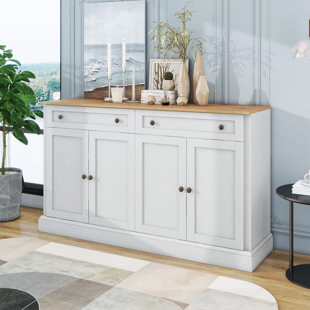 Vaisselier URBAN MEUBLE portes ouvertes sur le rangement