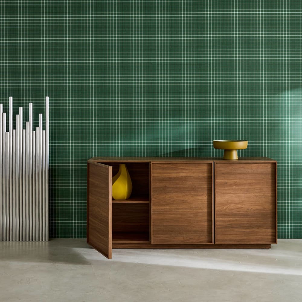 Buffet KUBA portes ouvertes sur six compartiments