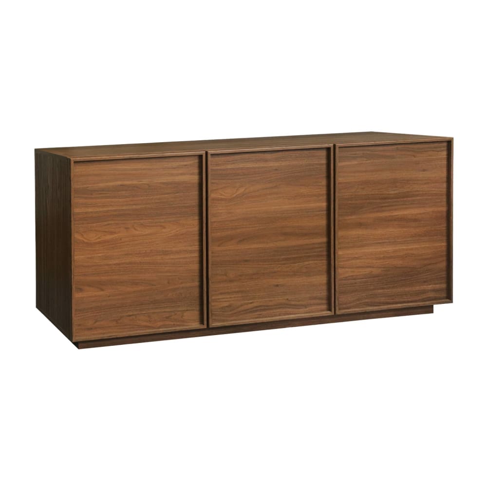 Buffet bahut KUBA effet bois noyer 160 cm à 3 portes