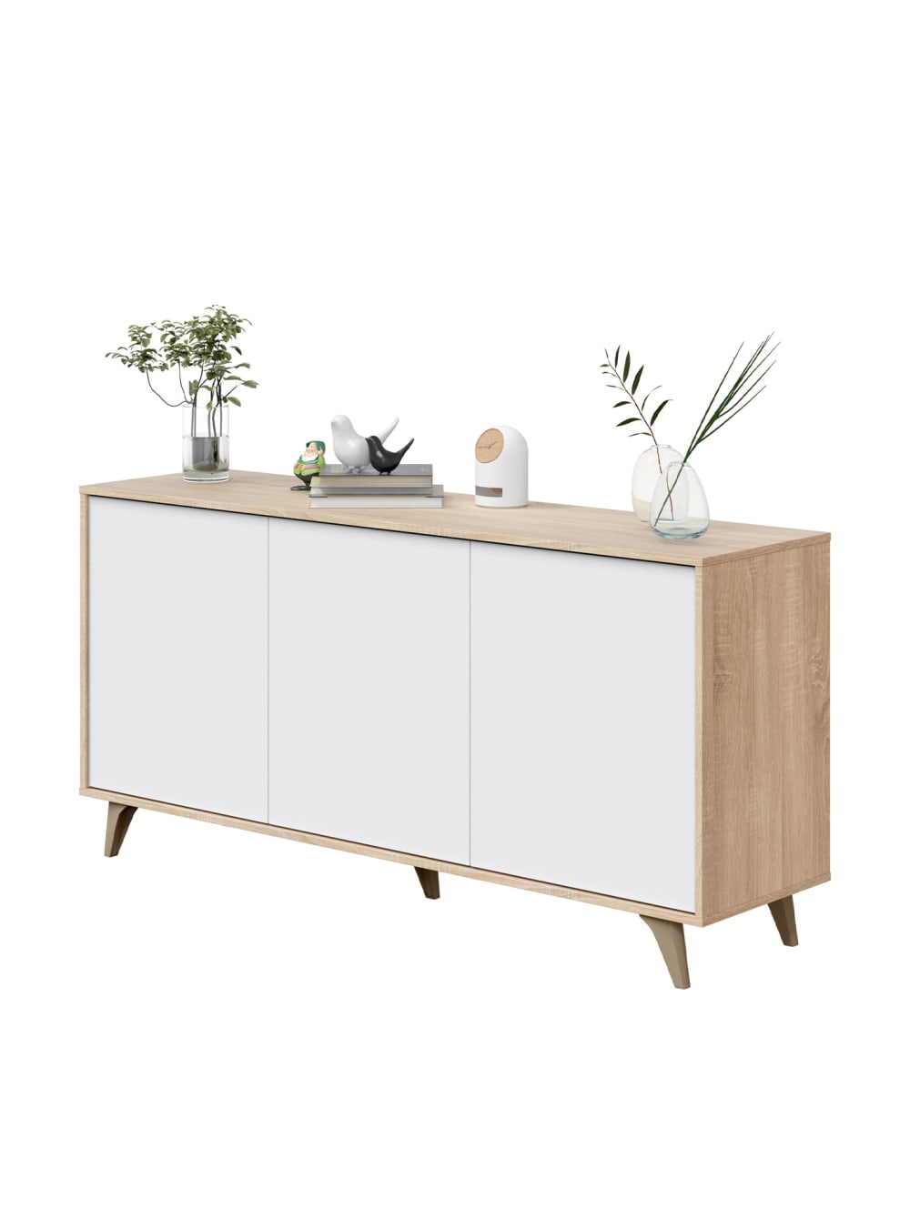 Buffet ARVADA portes ouvertes sur ses six compartiments