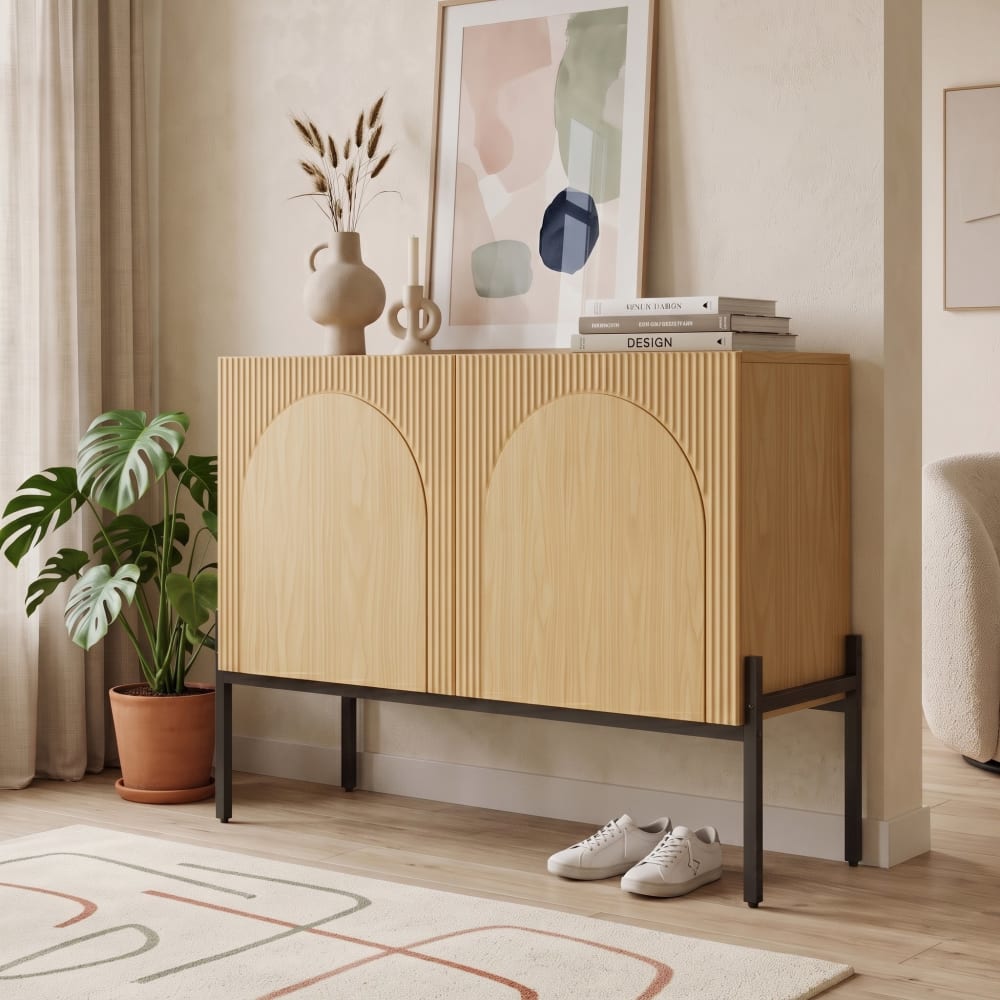 Détail de la façade arquée du buffet URBAN MEUBLE