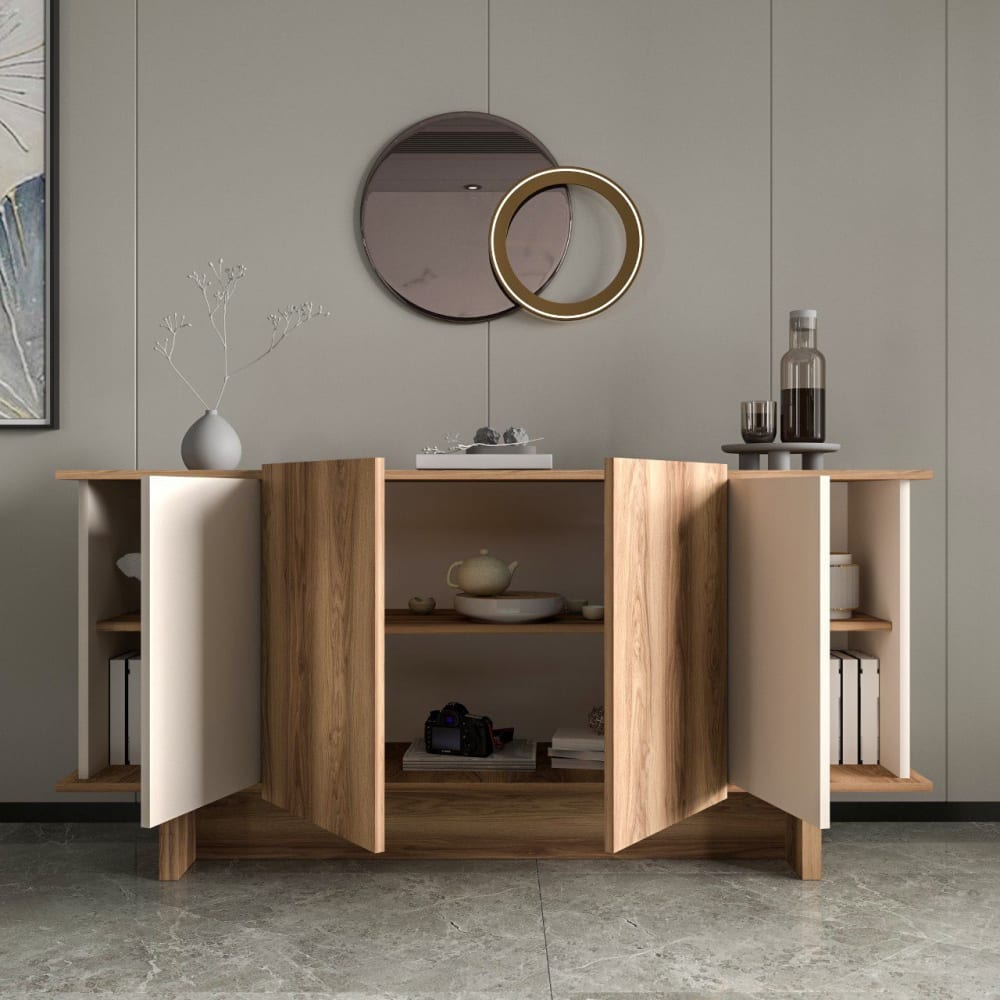 Vue latérale de l'enfilade DIANA 180 cm