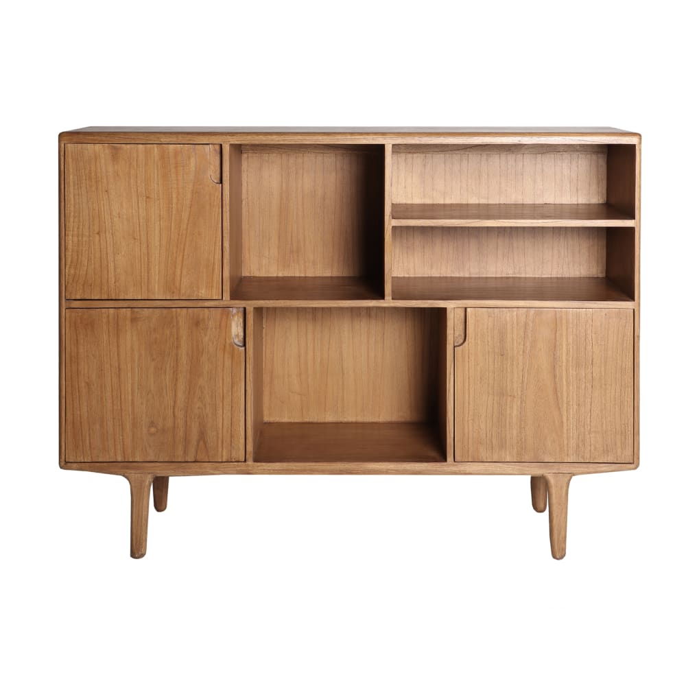 Buffet haut KODU en bois de mindi brun clair 150 cm