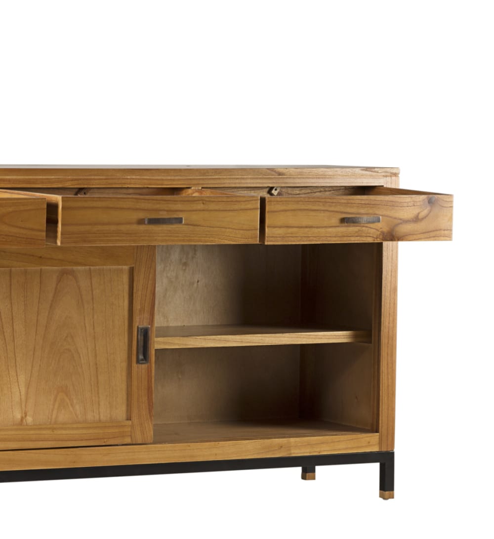 Buffet MADHU portes coulissantes ouvertes