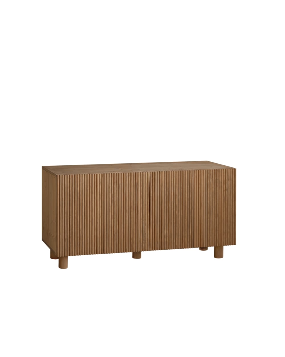 Buffet bahut BALI en pin et sapin massifs ton vieilli 152 cm