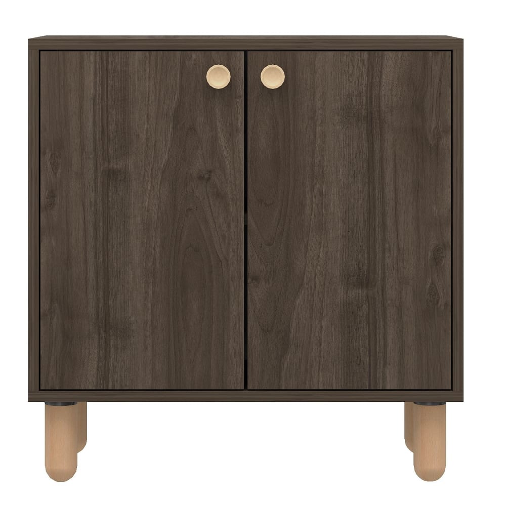 Petit buffet de rangement LINA marron 72 cm