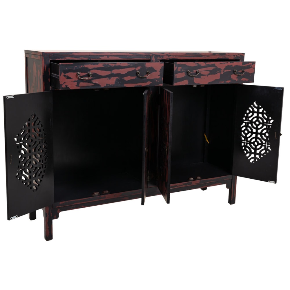 Buffet RUPIT tiroirs ouverts