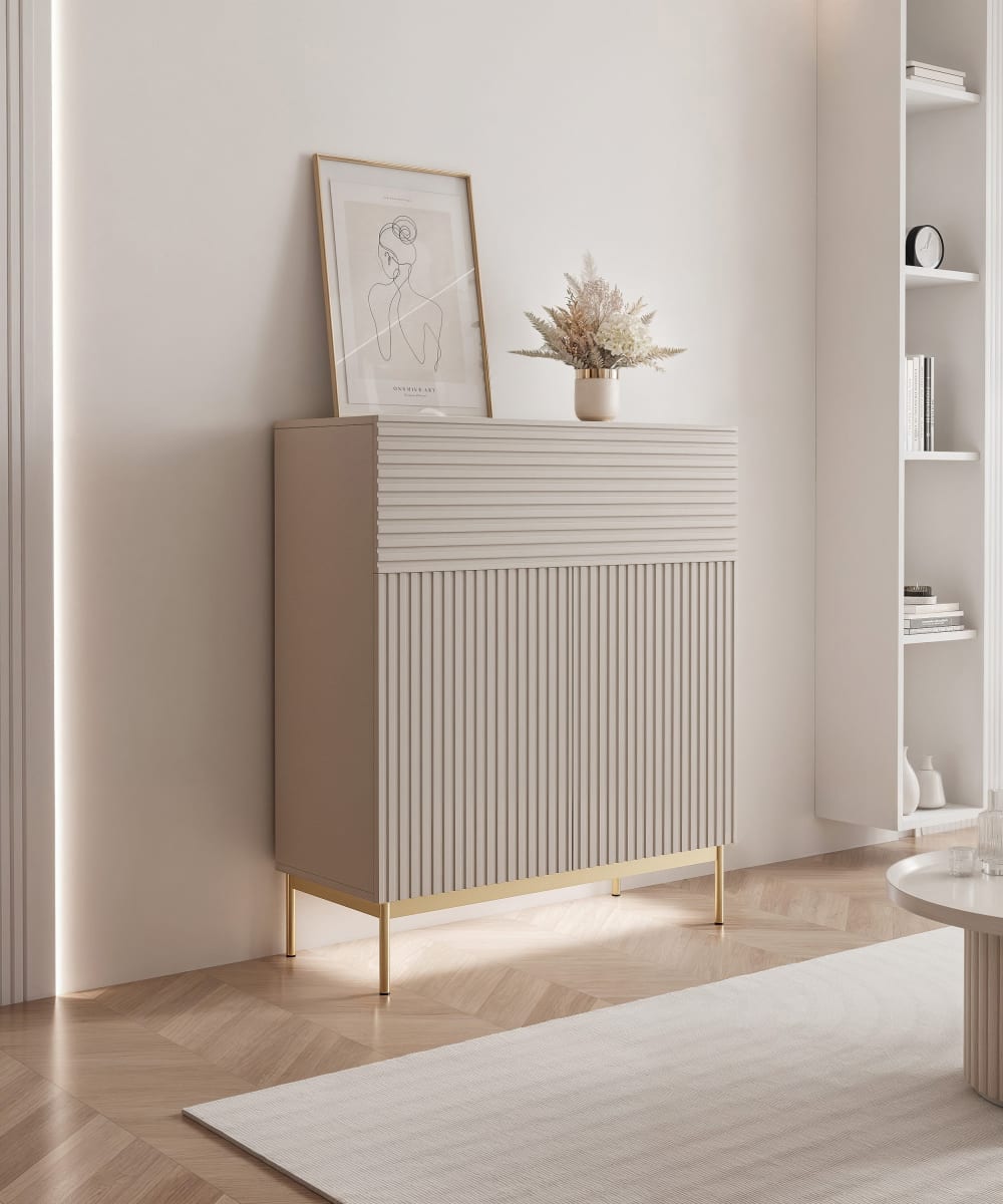 Buffet LINEARIS éclairage LED allumé