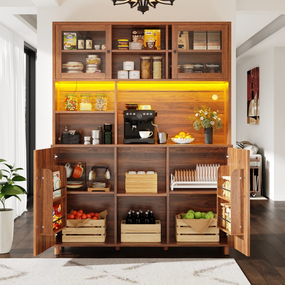 Buffet URBAN MEUBLE portes basses ouvertes