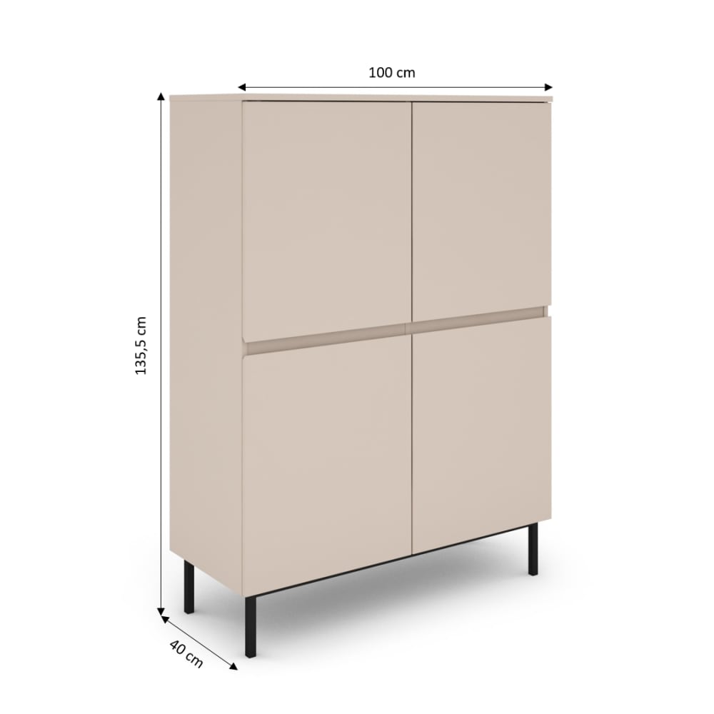 Buffet ARNI portes ouvertes sur ses compartiments