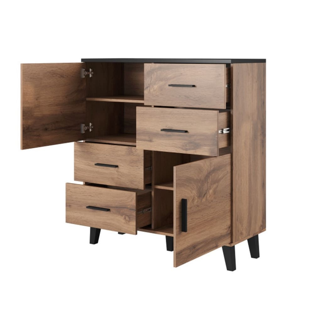 Buffet COLIN tiroirs ouverts