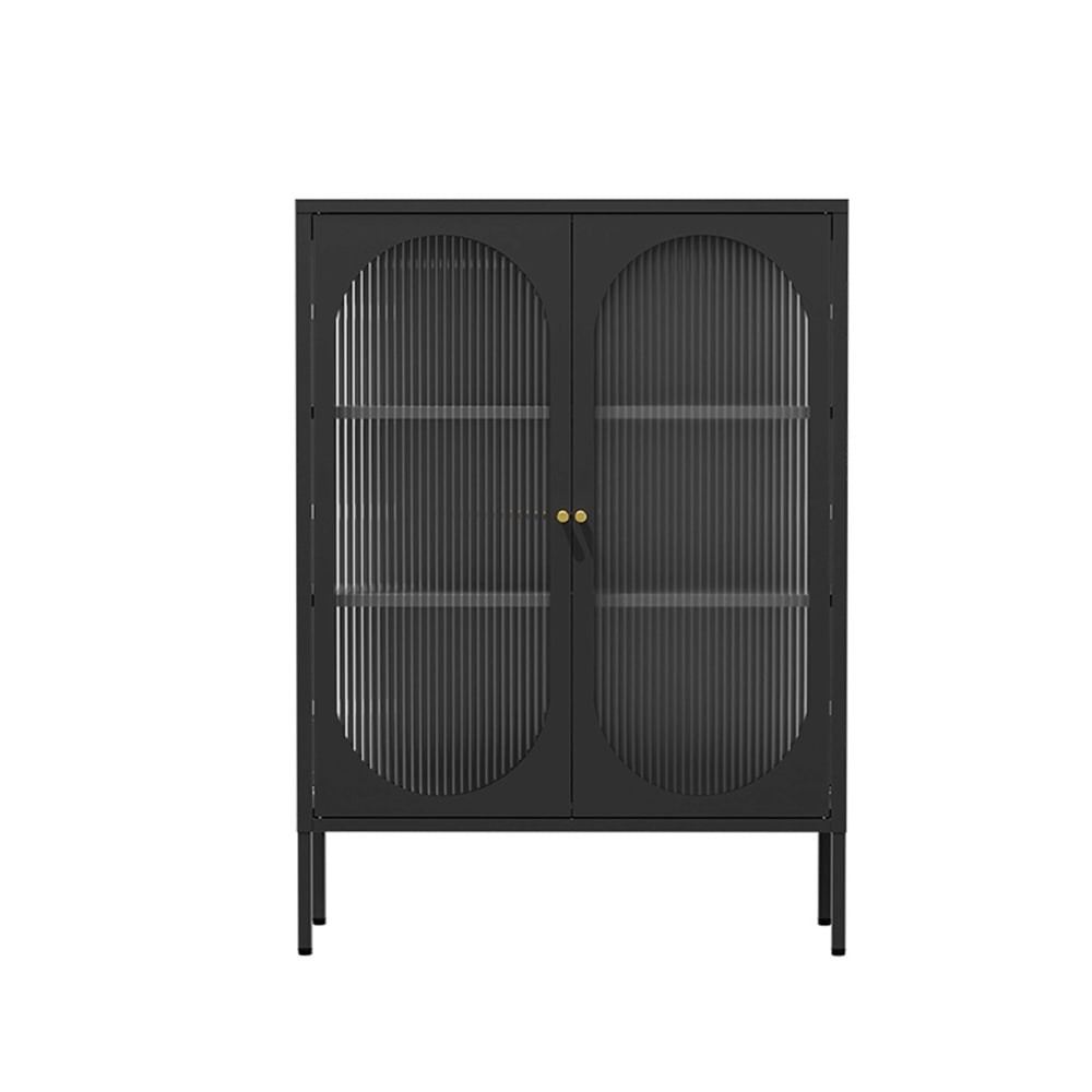 Buffet DREAMY portes ouvertes sur les étagères ajustables