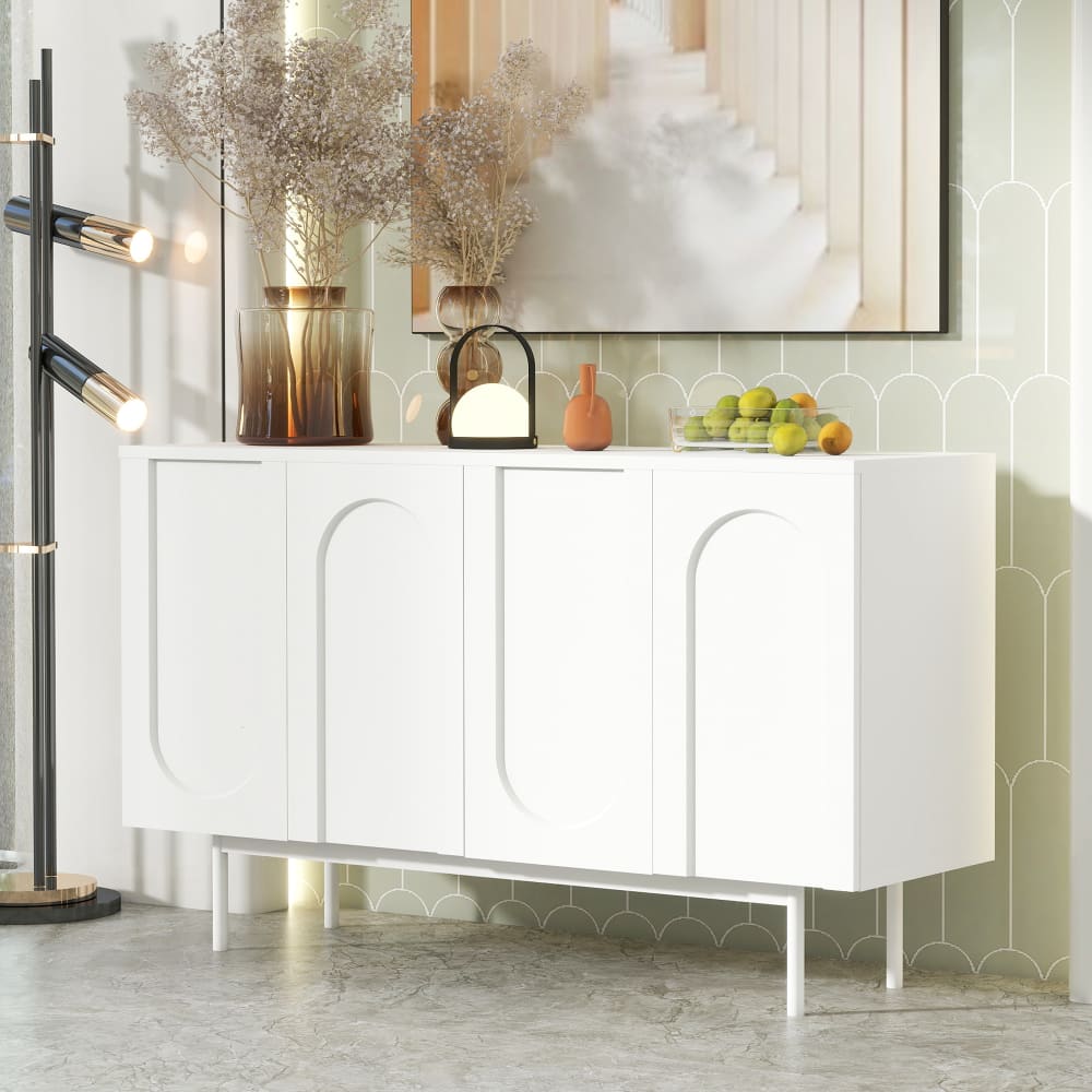 Détail des portes cintrées du buffet URBAN MEUBLE
