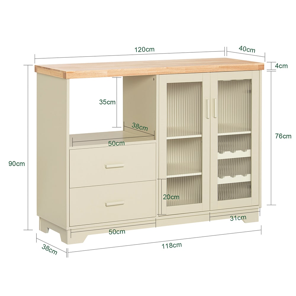 Buffet SOBUY et son espace range-bouteilles