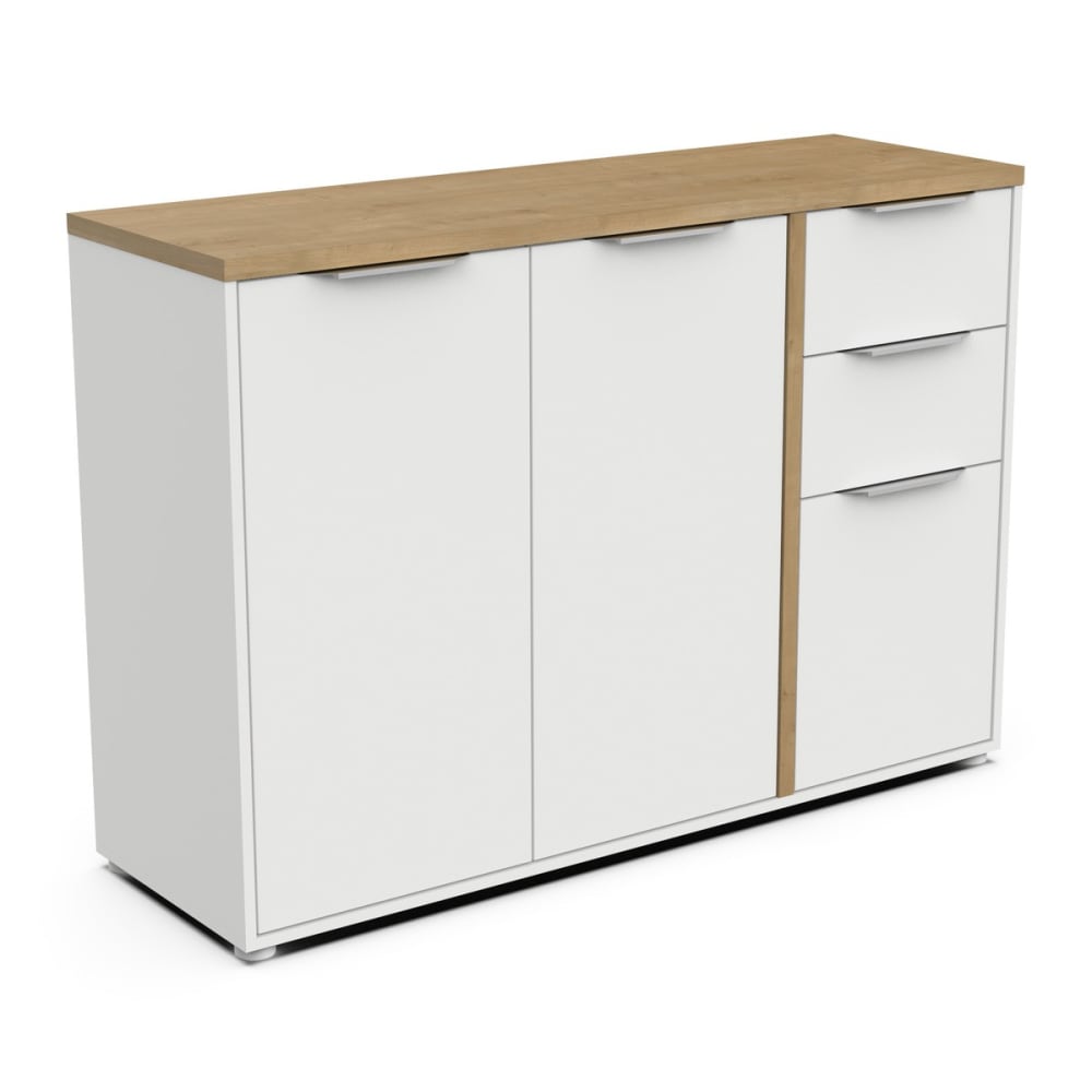 Buffet ACCESS portes ouvertes sur les rangements