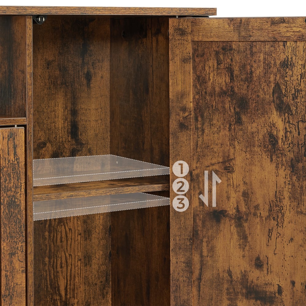 Buffet VASAGLE portes ouvertes