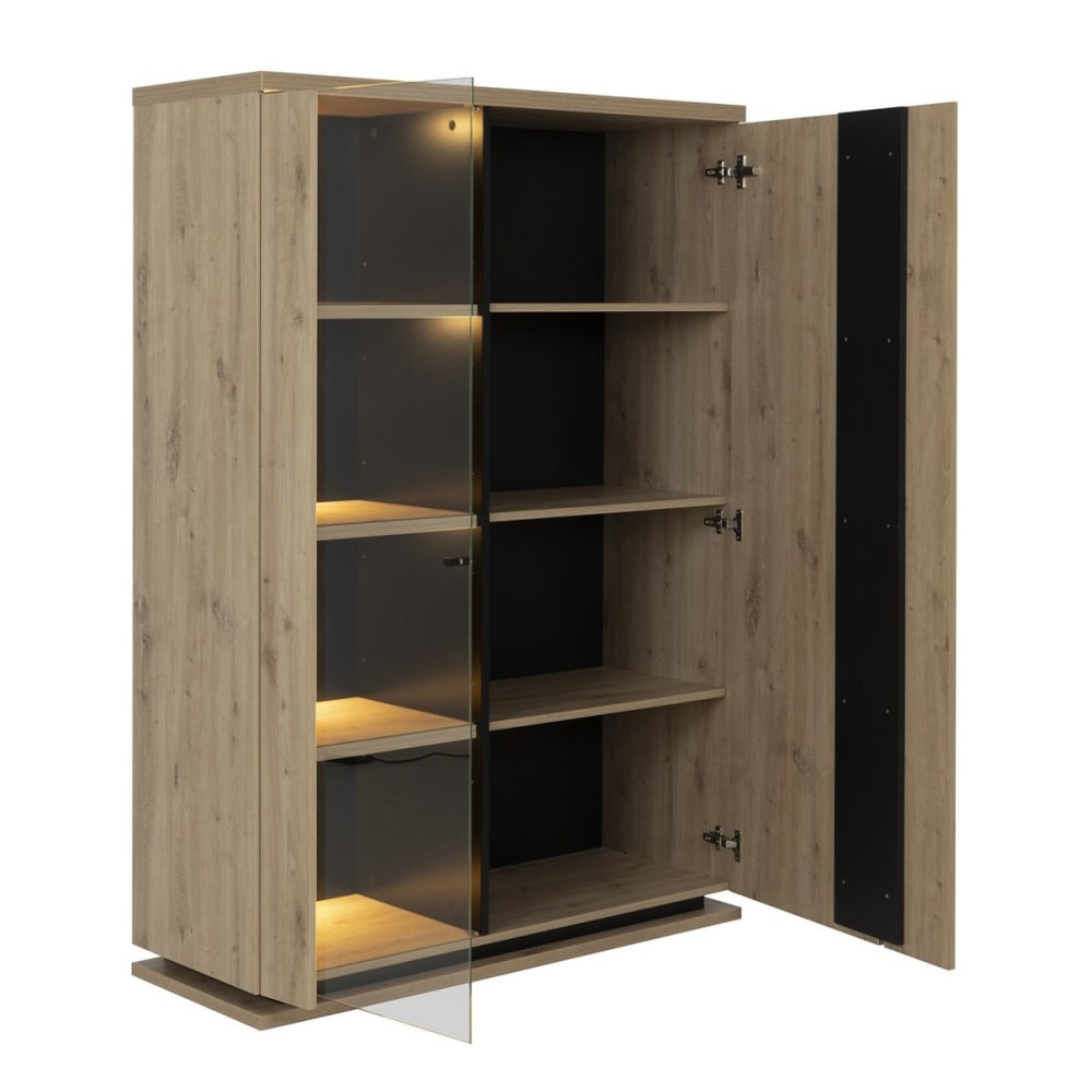 Vaisselier CRACK portes ouvertes sur le rangement