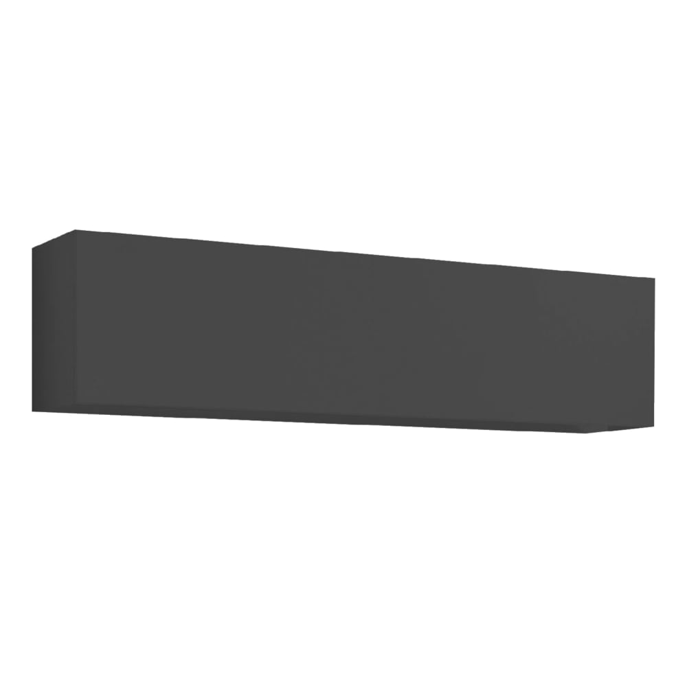 Buffet suspendu MARUSKA anthracite 180 cm avec porte abattante