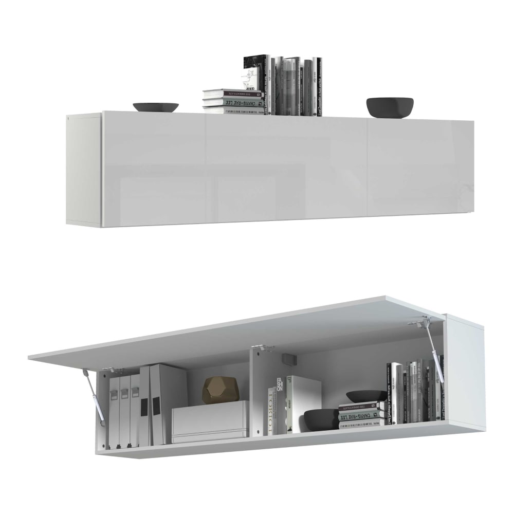Détail de la porte à abattant du buffet MARUSKA