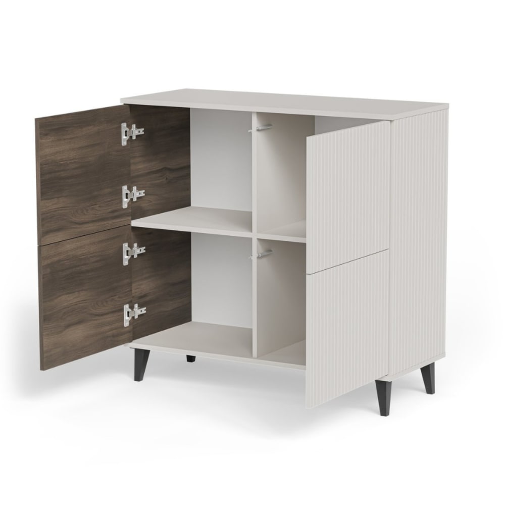 Buffet PUMP portes ouvertes sur le volume intérieur
