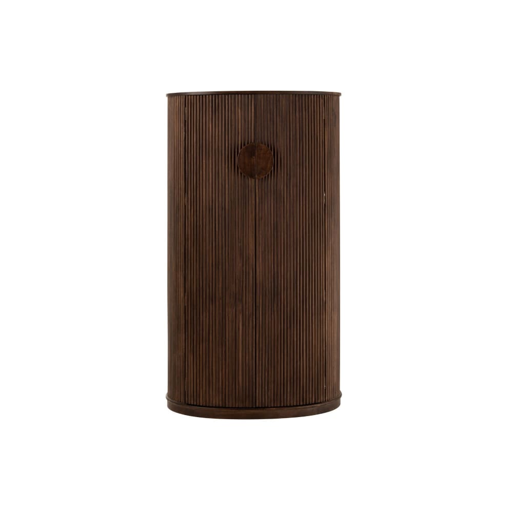Buffet bar haut BALI en manguier massif 90 cm avec 2 portes