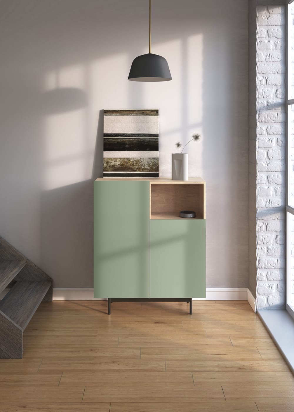 Buffet HERDASA portes ouvertes sur les compartiments