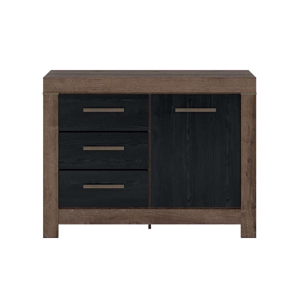 Buffet ADAM tiroirs ouverts sur ses rangements