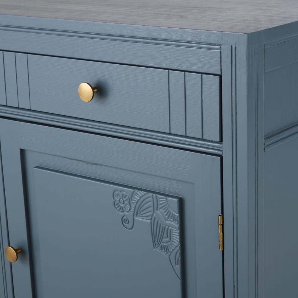 Buffet JEANNIE portes ouvertes sur les rangements