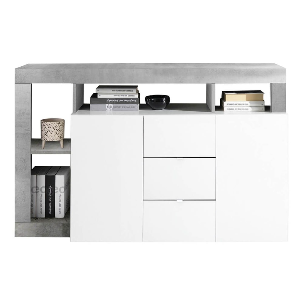 Buffet ARTURO tiroirs ouverts