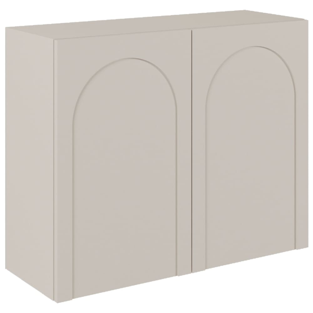 Buffet ARKADIA gris cachemire 100 cm à façades fraisées