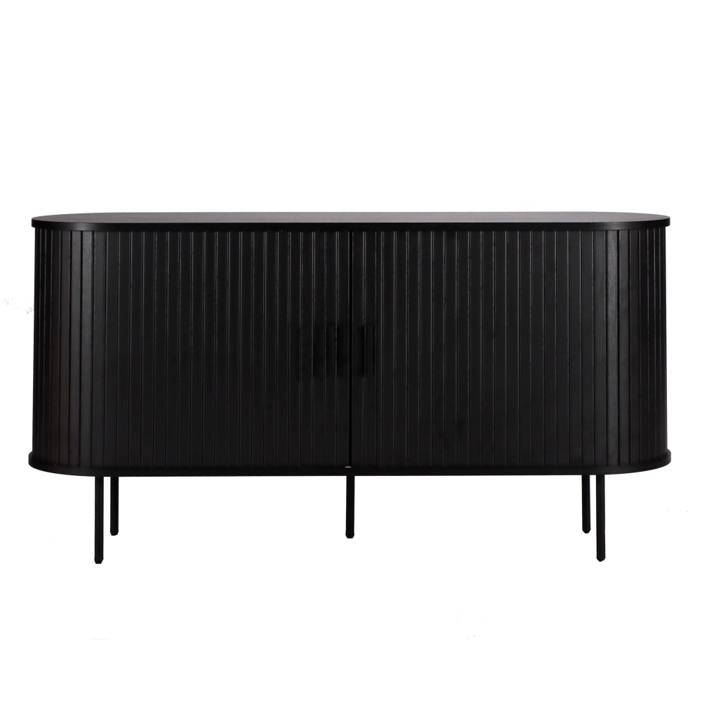 Buffet MARIUS portes ouvertes et niches visibles