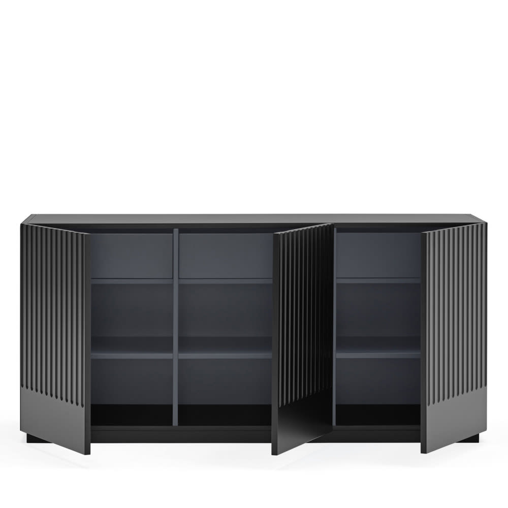 Buffet DORIC portes ouvertes sur les six niches