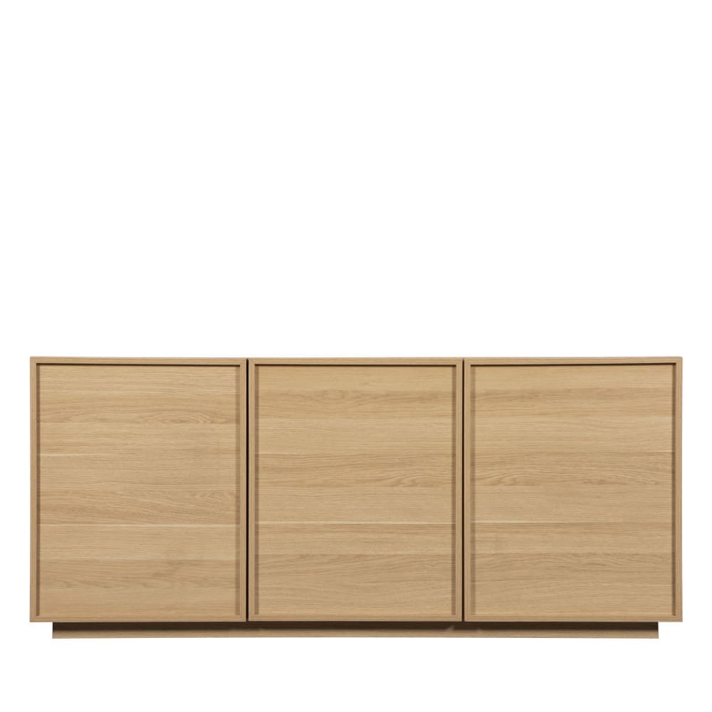 Buffet enfilade JOY bois clair 160 cm à 3 portes
