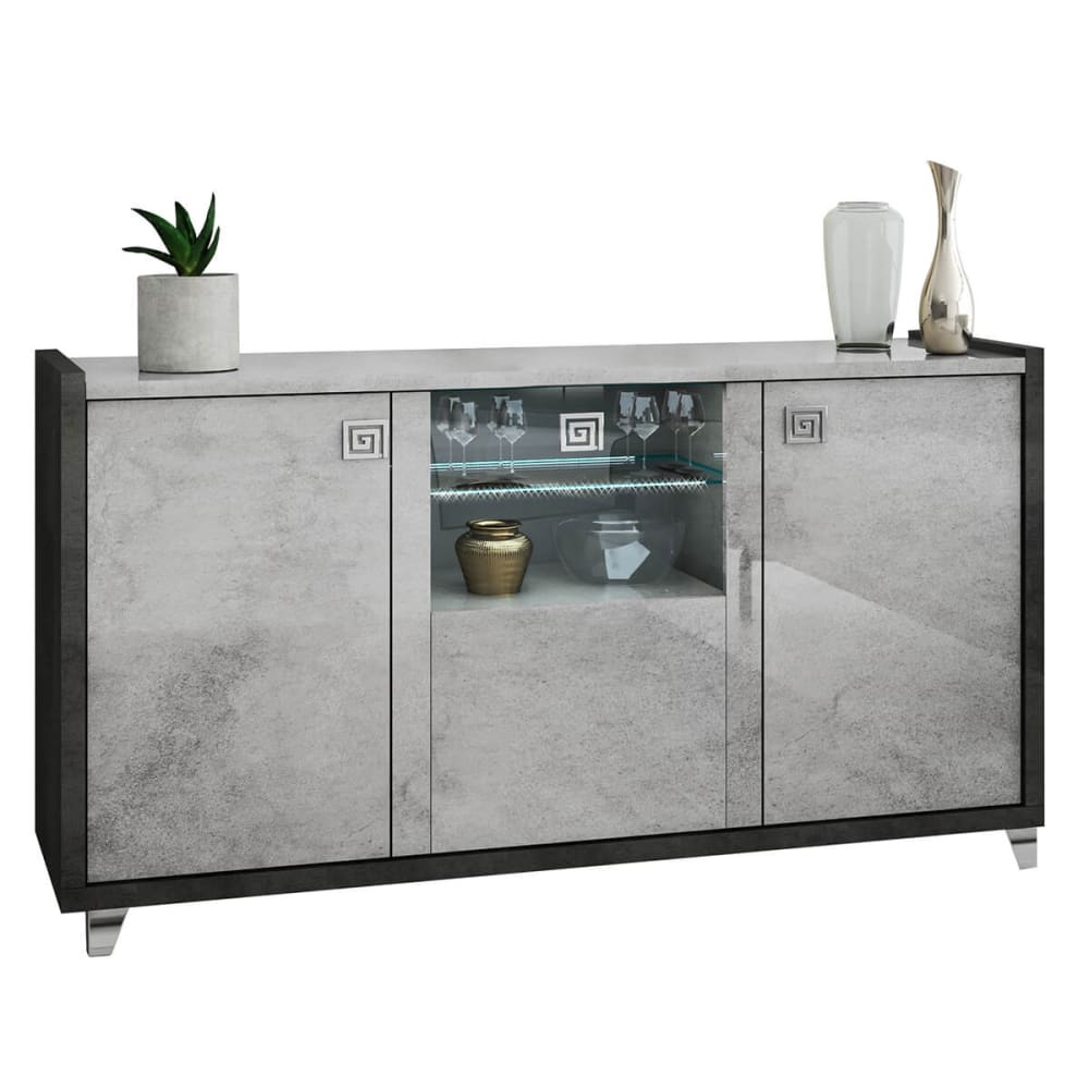 Buffet HOFFMAN avec éclairage LED allumé